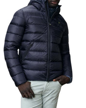 Blauer Horizontal Pattern Blue Men