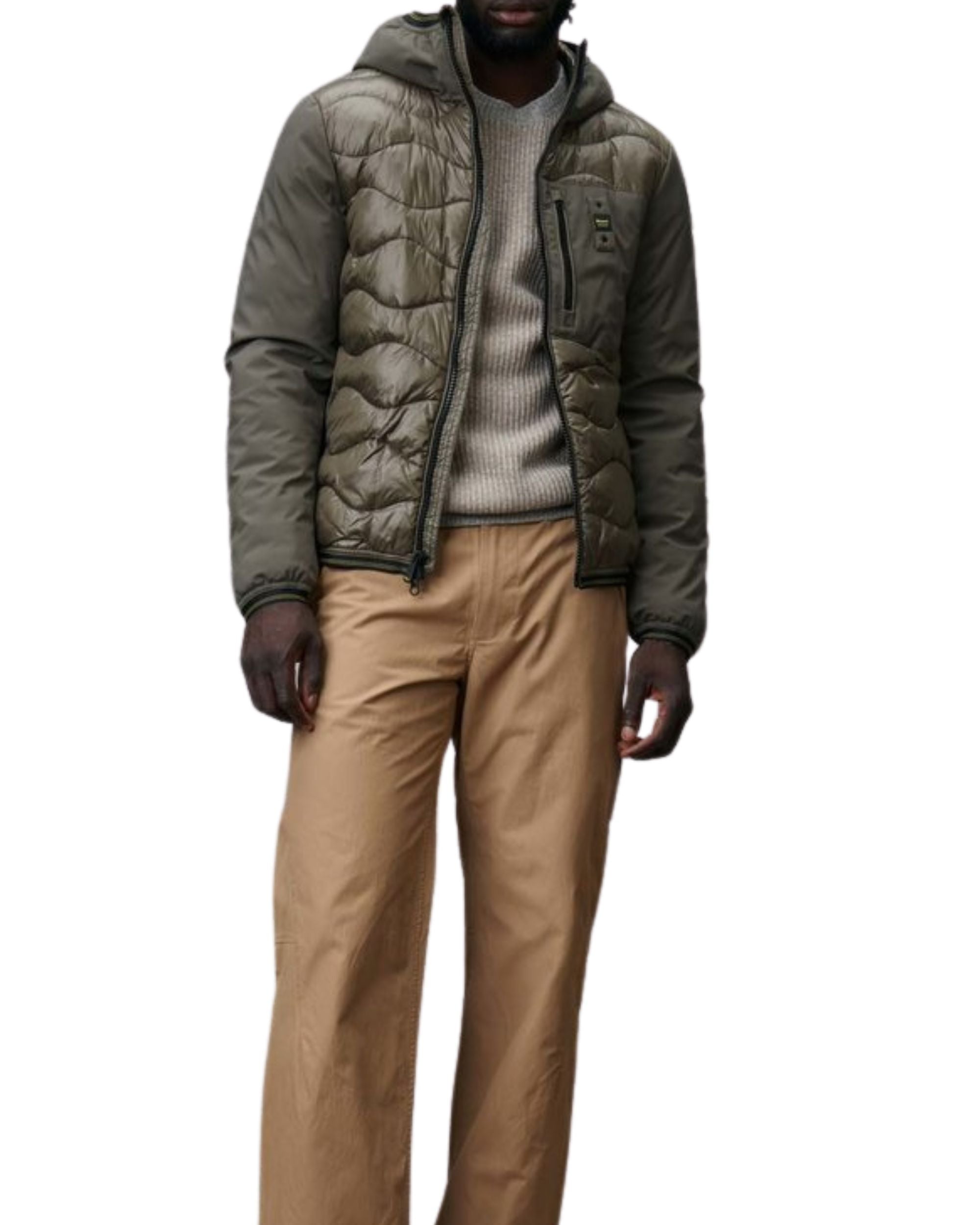 Blauer Ovatta Verde Uomo