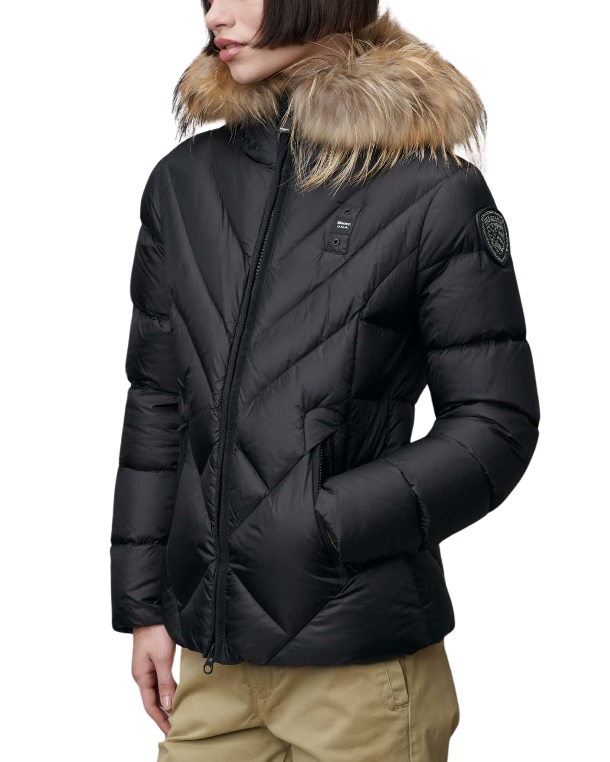 Blauer Padded Black Women