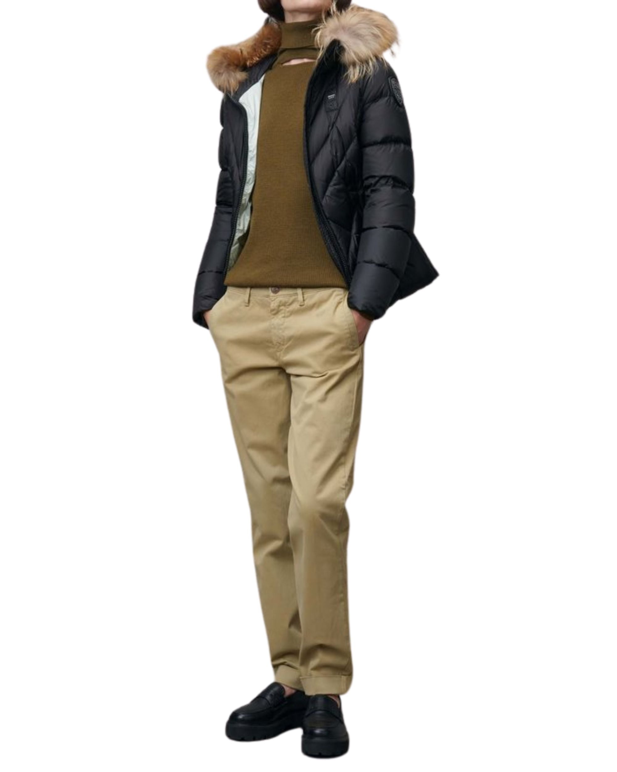 Blauer Padded Black Women