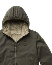 Blauer Reversibile Verde Uomo