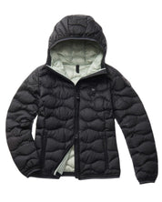 Blauer Giubbino Imbottito Camelia Nero Interno Bianco Donna