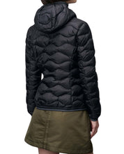 Blauer Giubbino Imbottito Camelia Nero Interno Bianco Donna