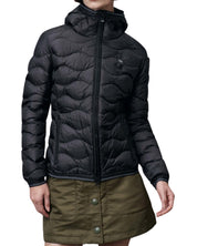 Blauer Giubbino Imbottito Camelia Nero Interno Bianco Donna