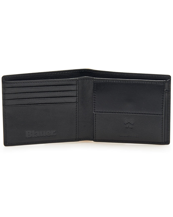 Blauer 11x9,5x2,5 Cm Portamonete E Carte Nero Uomo 2