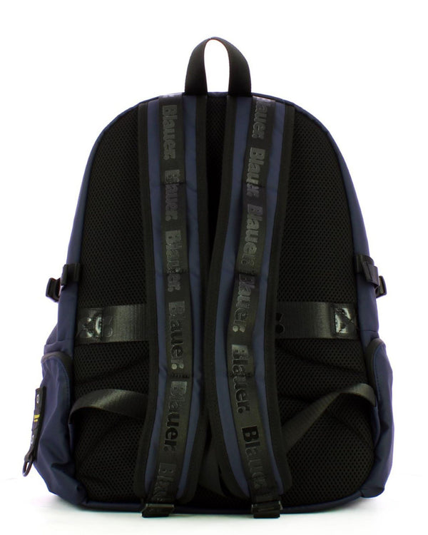 Blauer Cordura Backpack Coated Blue Men-2