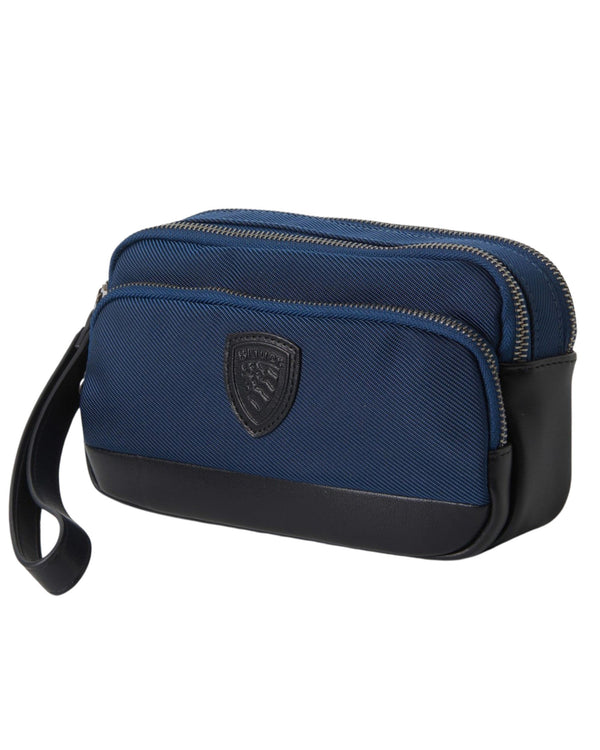 Blauer Clutch Cordura Pochette Uomo Donna Blu Unisex-2