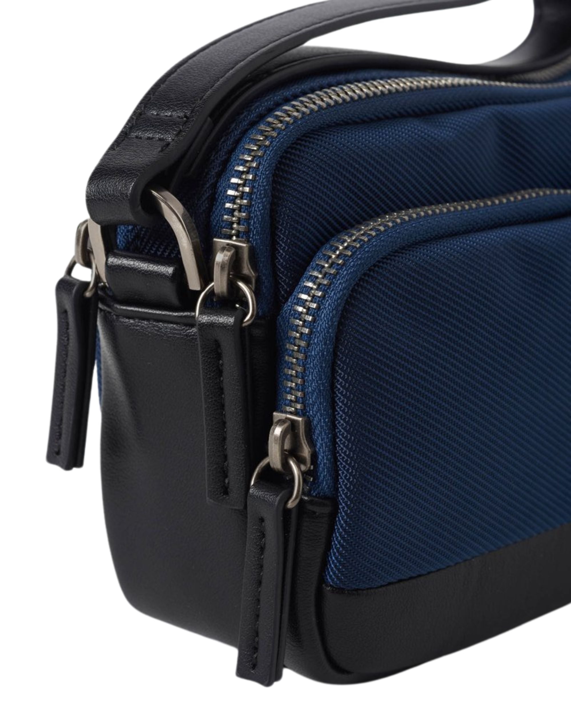 Blauer Clutch Cordura Pochette Uomo Donna Blu Unisex