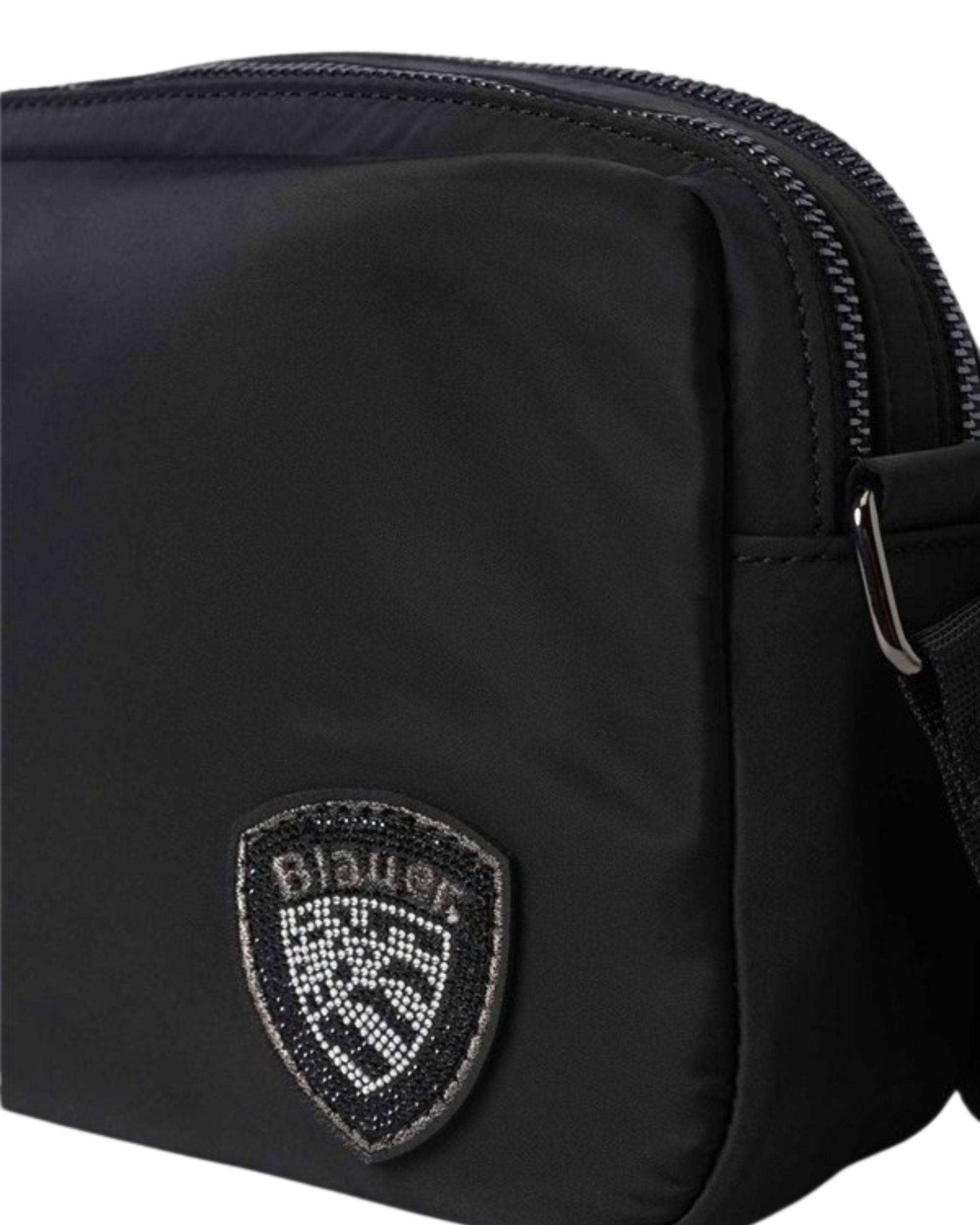 Blauer Borsa Nera Con Logo Con Strass Camera Bag Nero Unisex