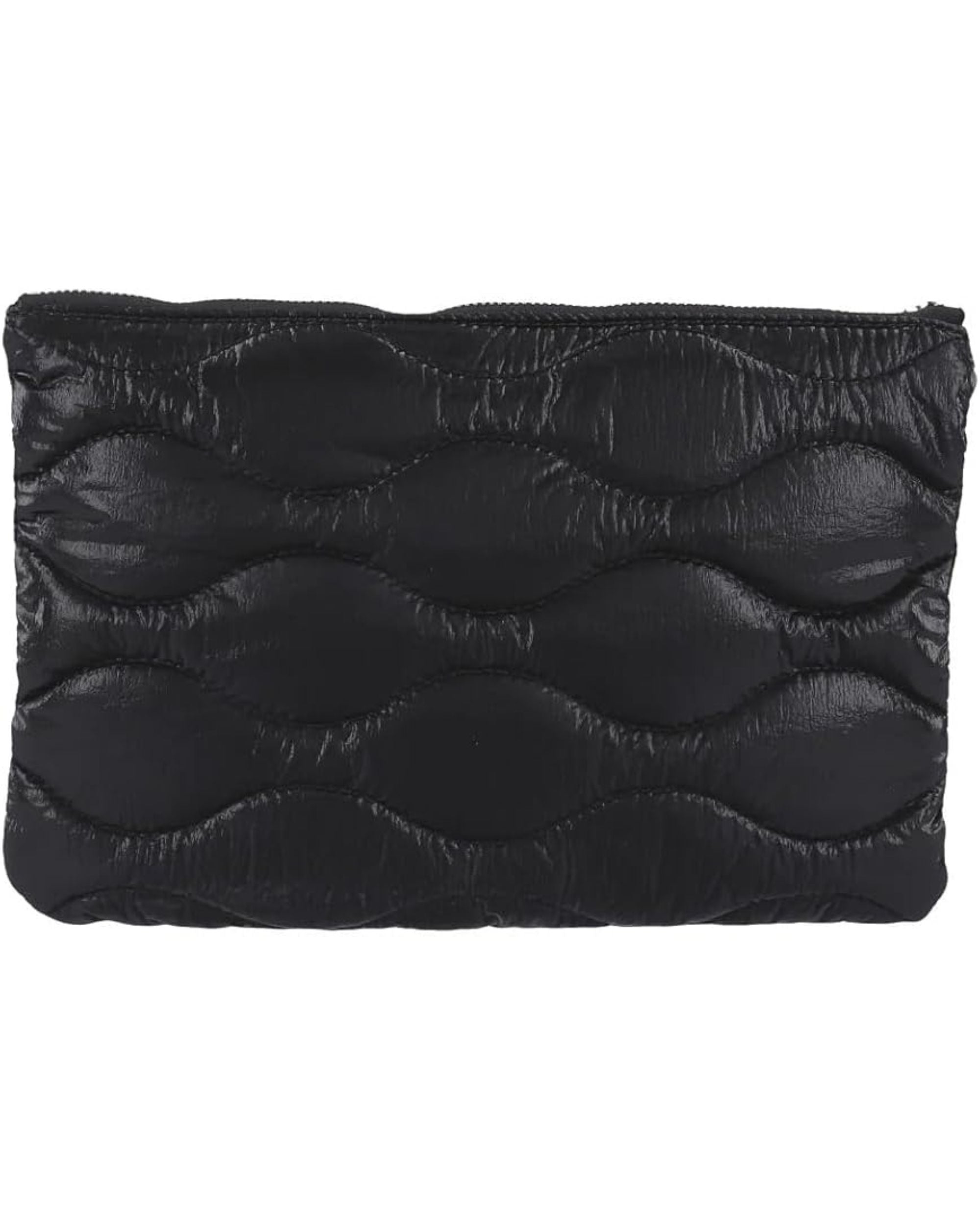 Blauer Pochette Clutch Trama Onda Nero Donna