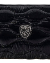 Blauer Pochette Clutch Trama Onda Nero Donna