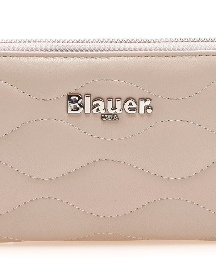 Blauer 19x10x2 Portamonete Bianco Donna 2