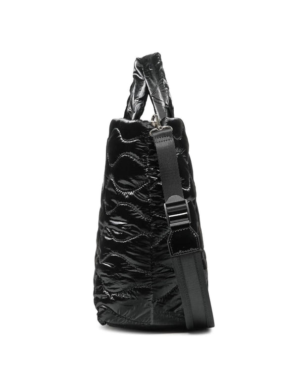 Blauer 20x28x13 Cm Shopper Trama Onda Nero Donna-2