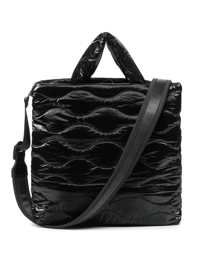 Blauer 20x28x13 Cm Shopper Trama Onda Nero Donna 3