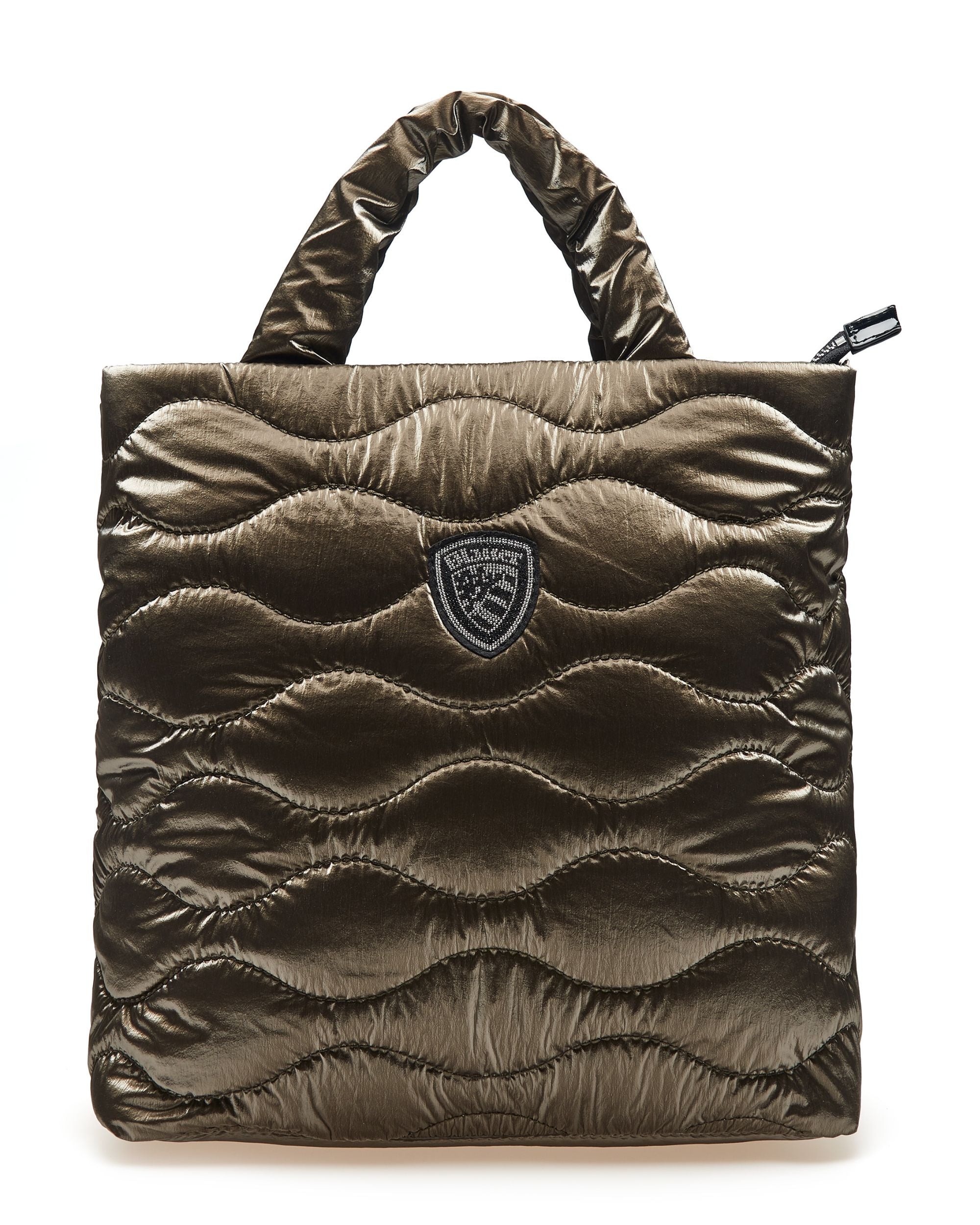 Blauer 20x28x13 Cm Shopper Wave Texture Brown Woman