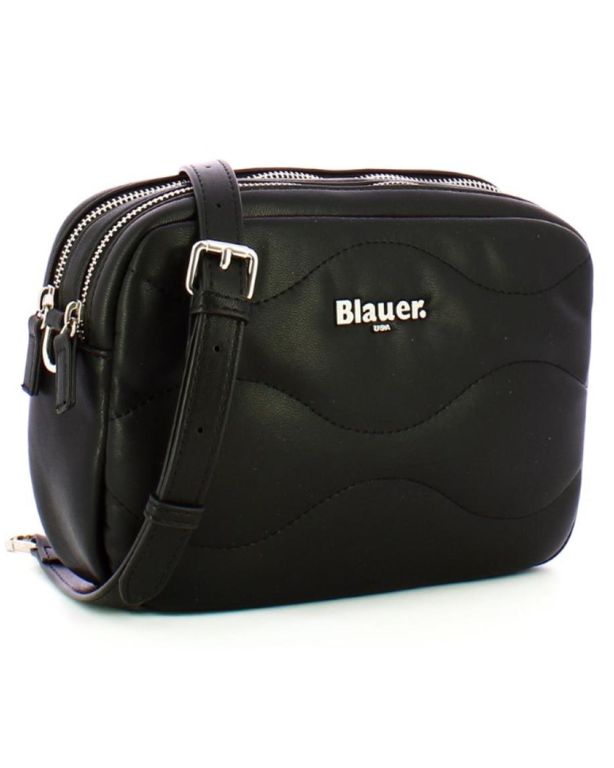 Blauer Camera Bag Doppia Zip Nero Donna