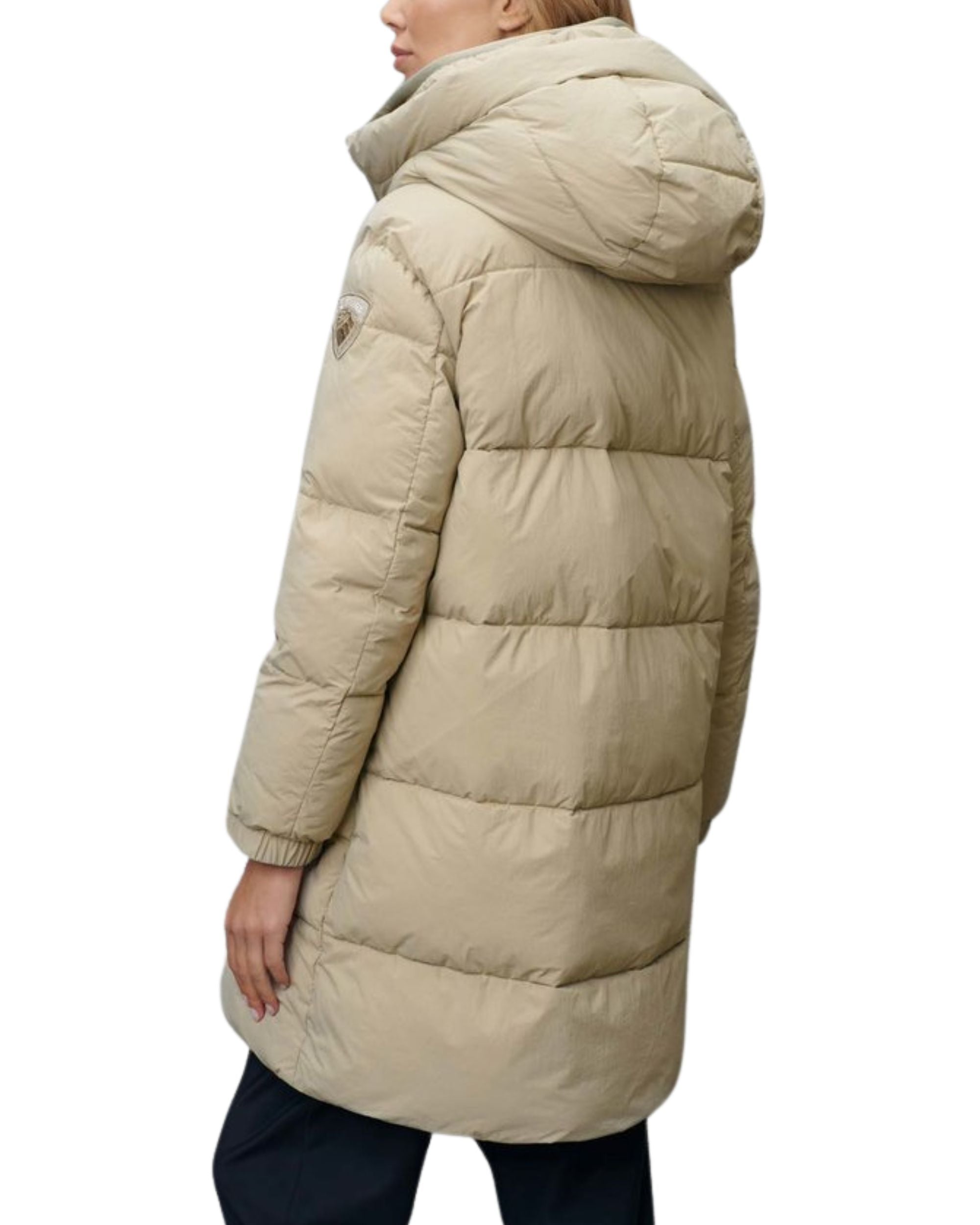 Blauer Ovatta Ecosostenibile Beige Donna