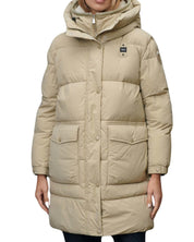 Blauer Ovatta Ecosostenibile Beige Donna