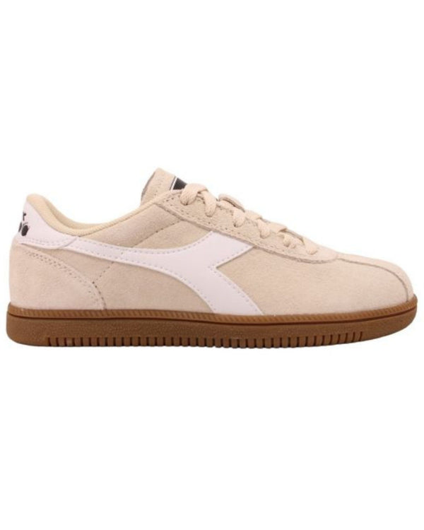 Diadora Sneaker Casual Tomaia In Pelle Beige Unisex