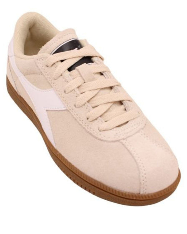 Diadora Sneaker Casual Tomaia In Pelle Beige Unisex-2