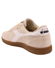 Diadora Casual Sneaker Beige Leather Upper Unisex