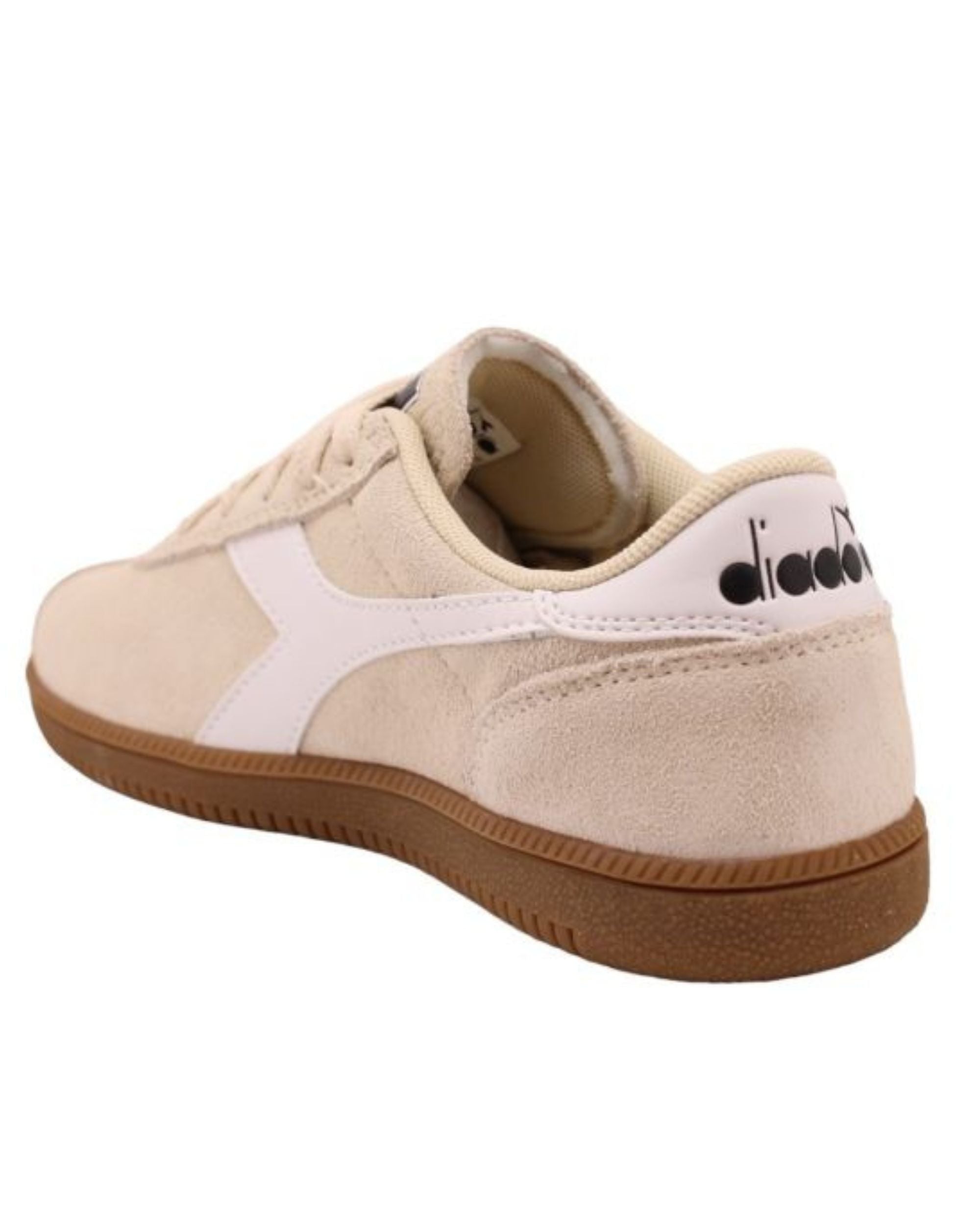 Diadora Casual Sneaker Beige Leather Upper Unisex