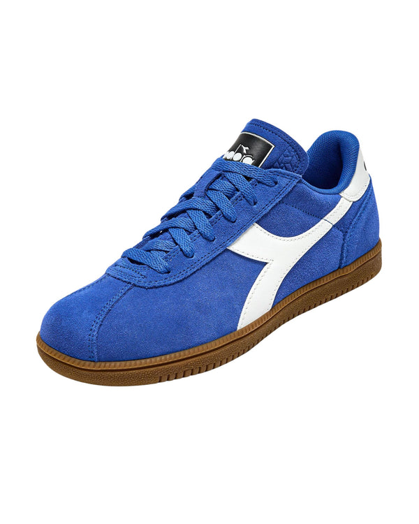 Diadora Sneaker Casual Tomaia In Pelle Blu Unisex-2