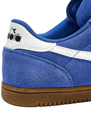Diadora Sneaker Casual Tomaia In Pelle Blu Unisex
