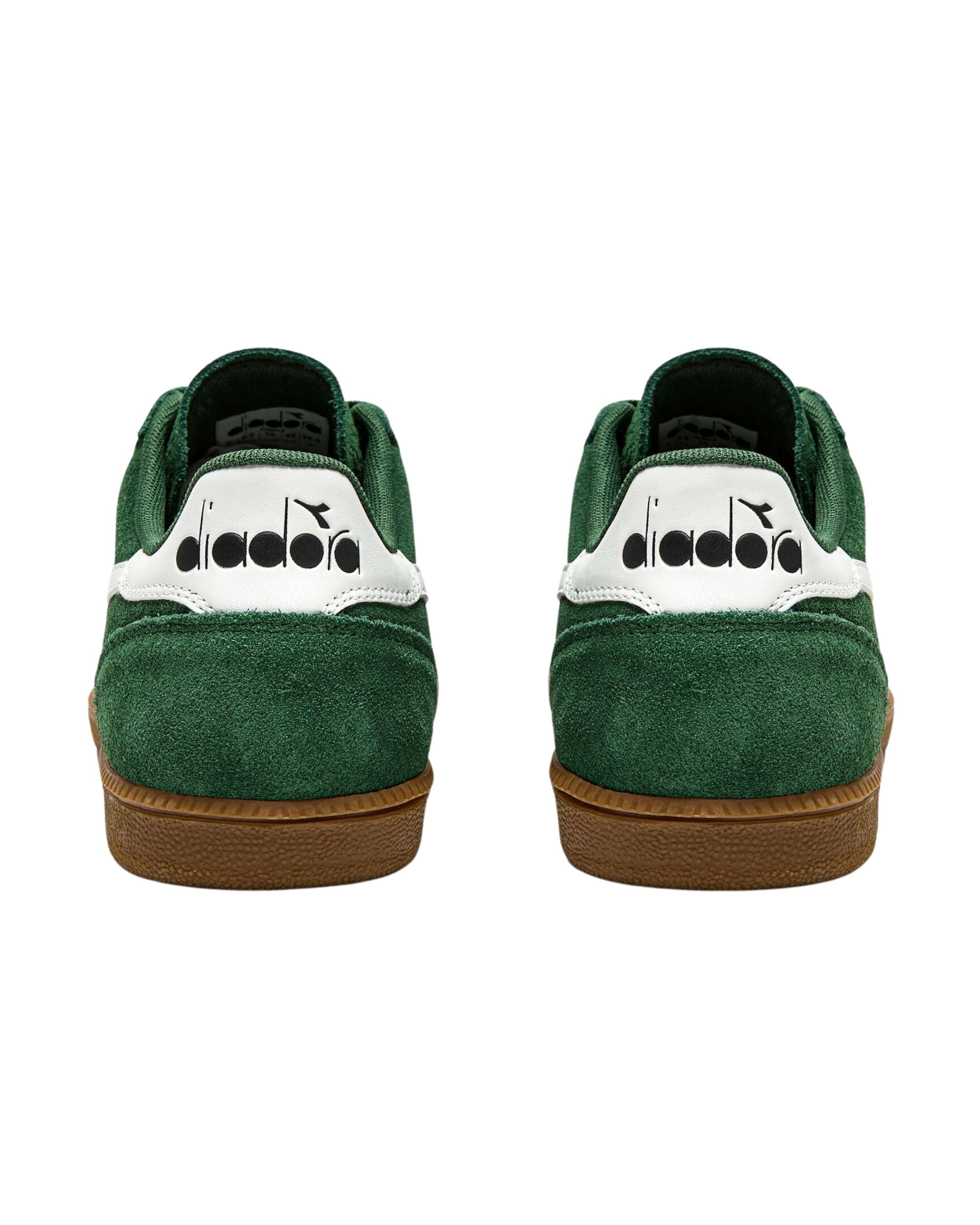 Diadora Sneaker Casual Tomaia In Pelle Verde Unisex