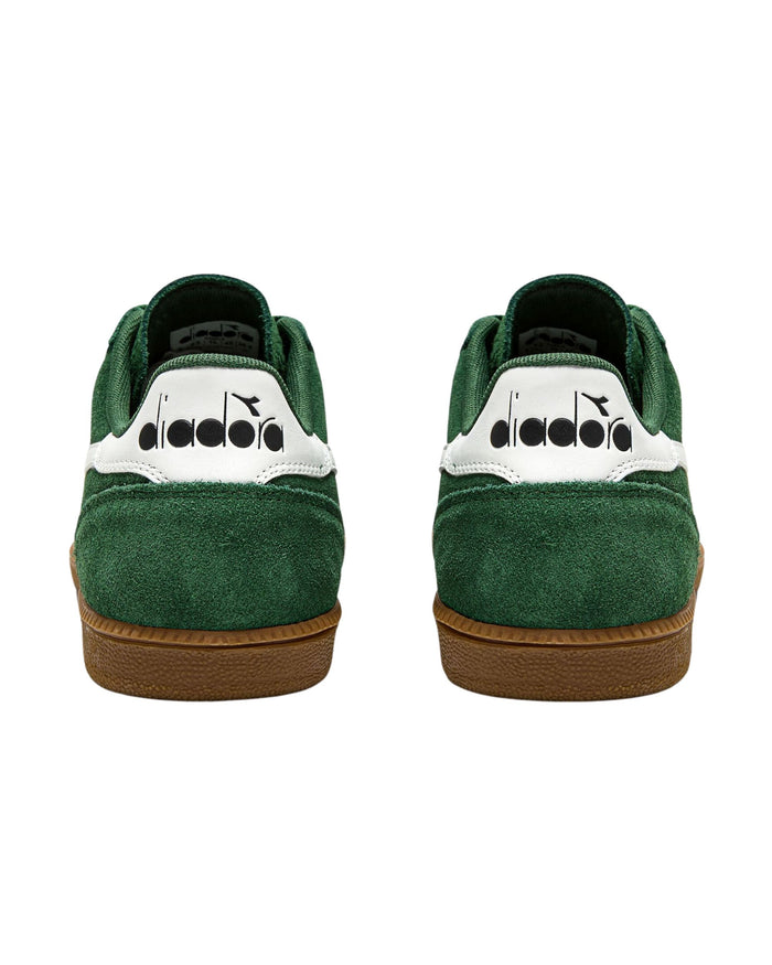 Diadora Sneaker Casual Tomaia In Pelle Verde Unisex 4