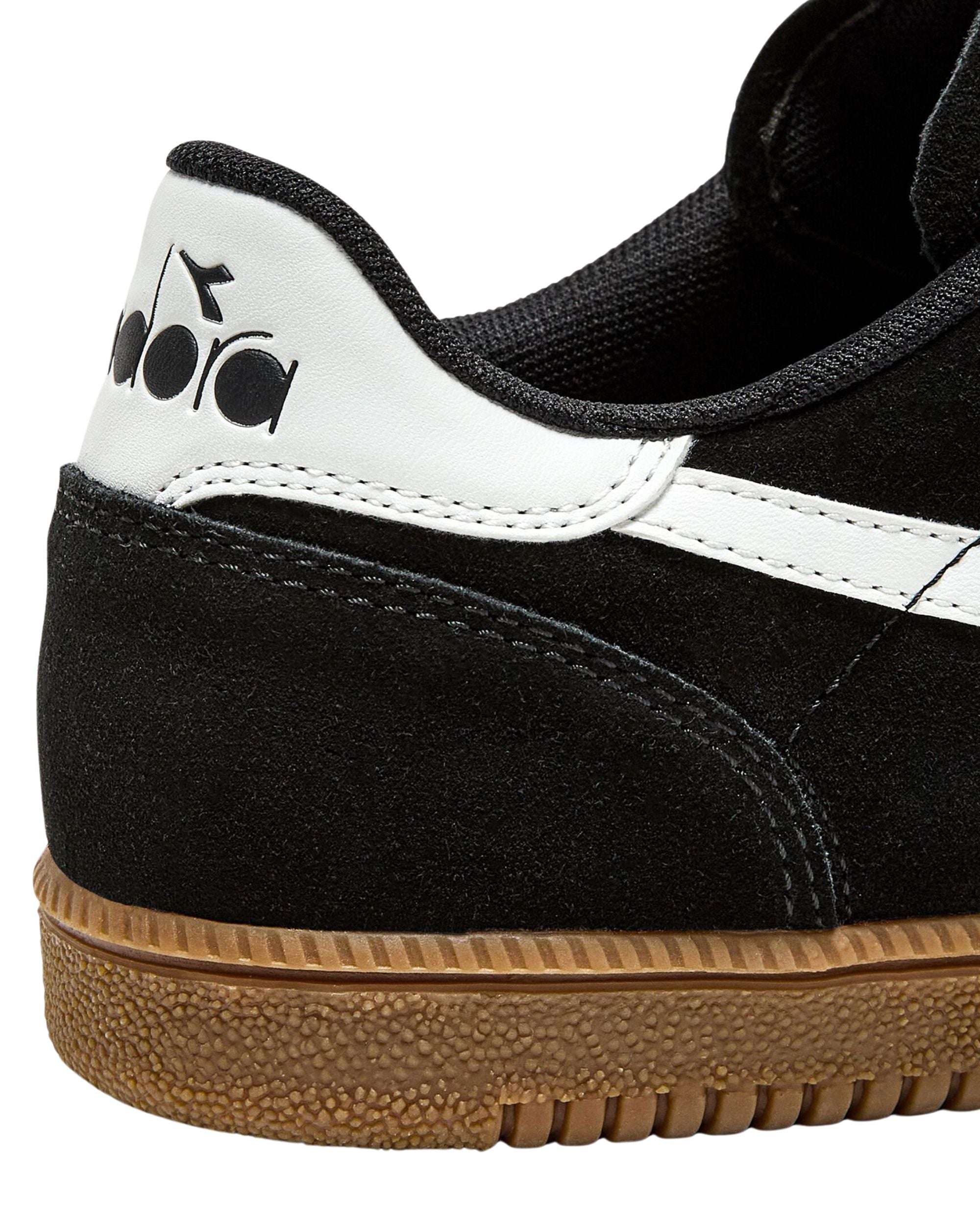 Diadora Sneaker Casual Tomaia In Pelle Nero Unisex