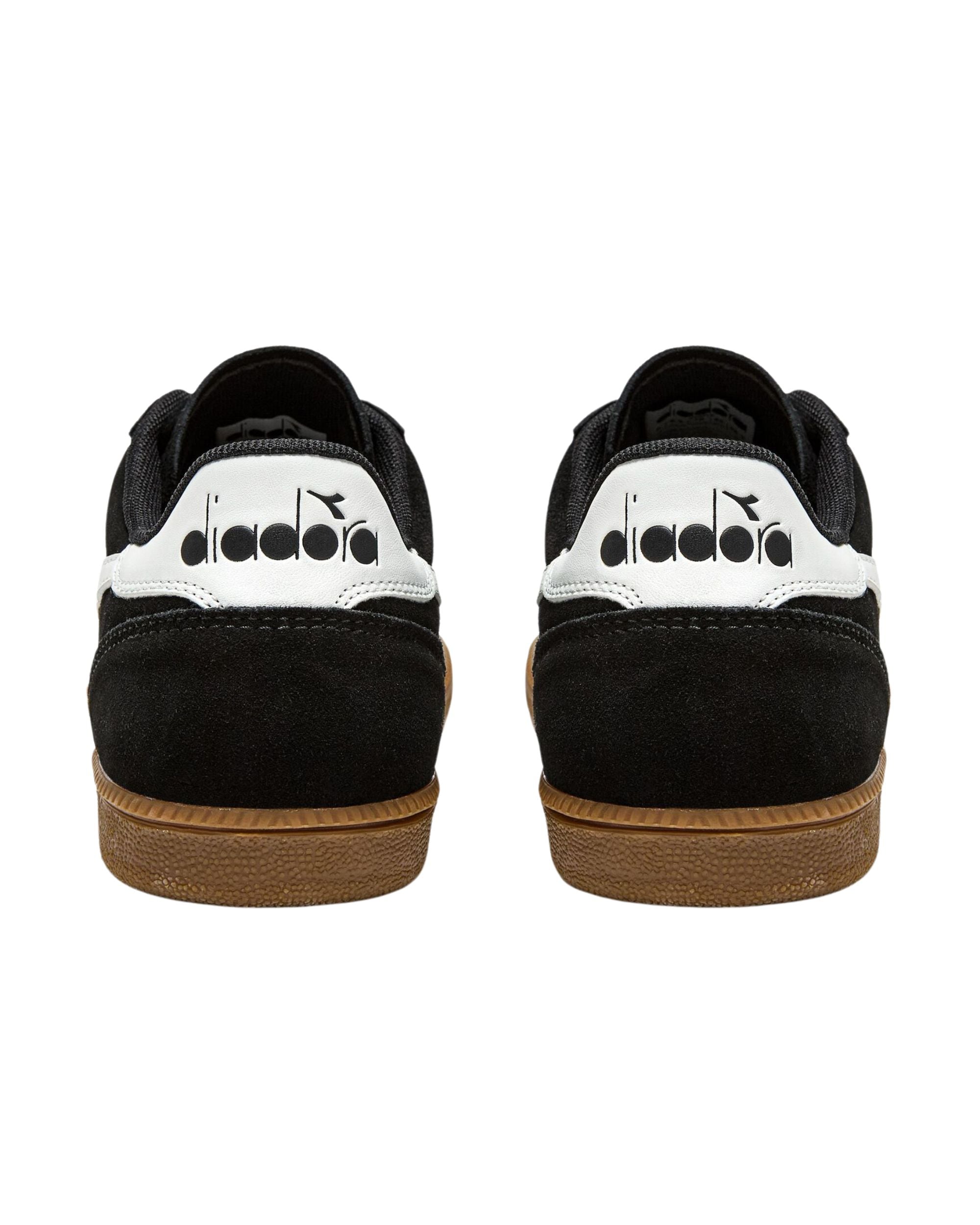 Diadora Sneaker Casual Tomaia In Pelle Nero Unisex