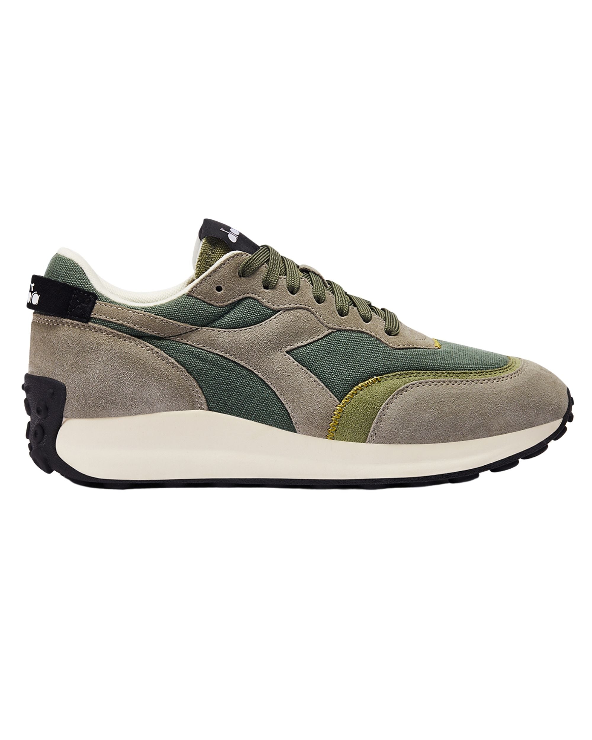 Diadora Sneaker Casual Urban Race Suede Verde Unisex