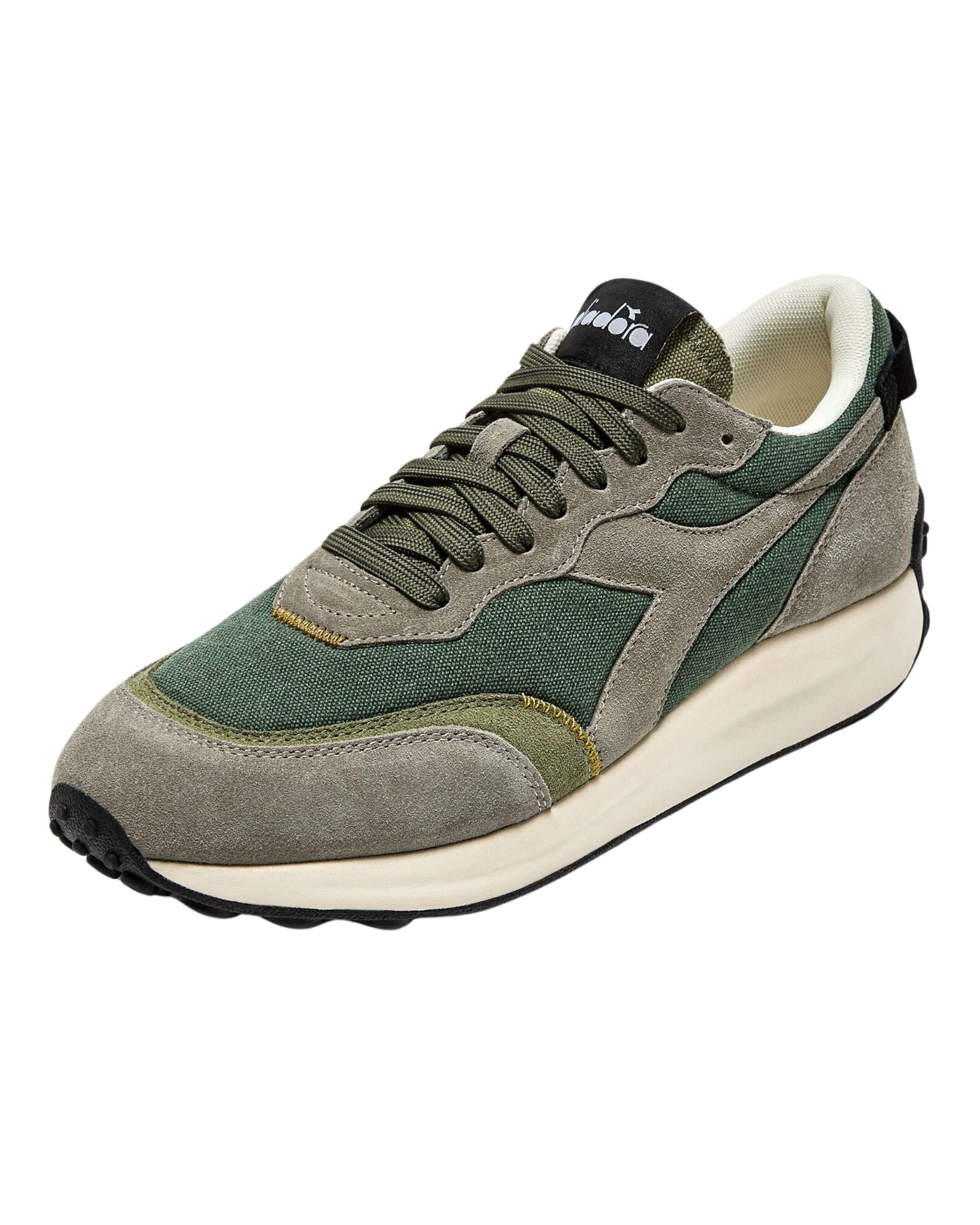Diadora Sneaker Casual Urban Race Suede Verde Unisex