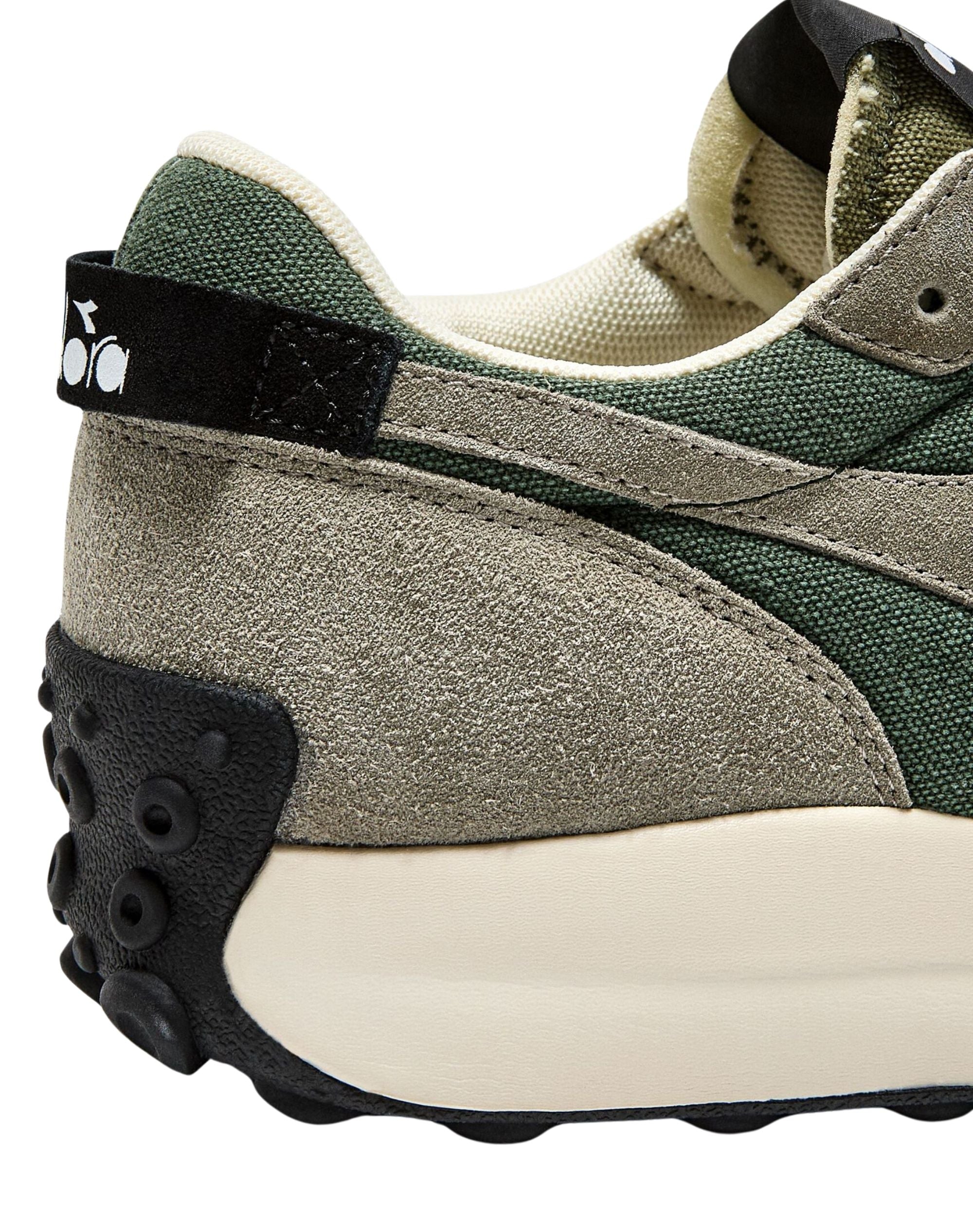 Diadora Sneaker Casual Urban Race Suede Verde Unisex
