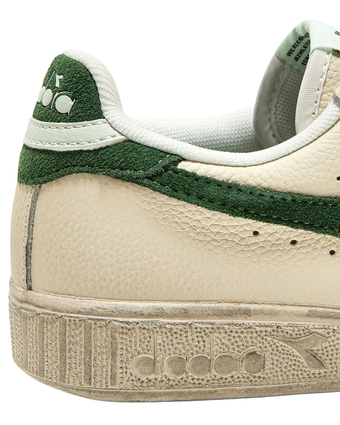 Diadora Game L Low Waxed Suede Pop Verde Unisex 4