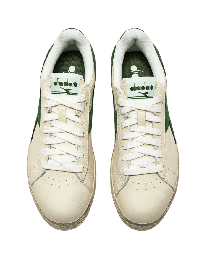 Diadora Game L Low Waxed Suede Pop Verde Unisex 6