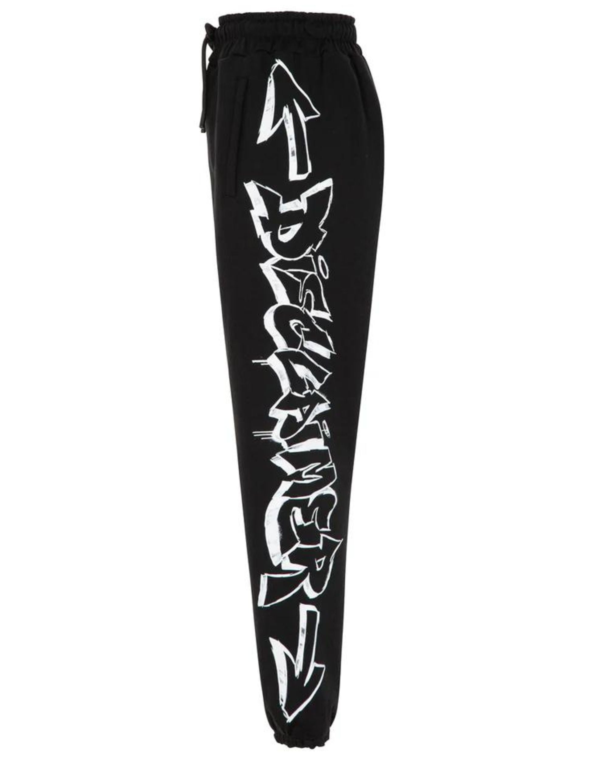 Disclaimer In Felpa Con Scritte Laterali Nero Uomo