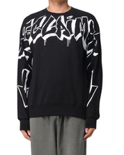 Disclaimer Maglia Girocollo Scritte Logo Nero Uomo