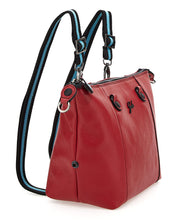 Gabs Borsa Trasformabile Hobo Shopper Tote Bauletto Zaino Rosso Fuoco Donna