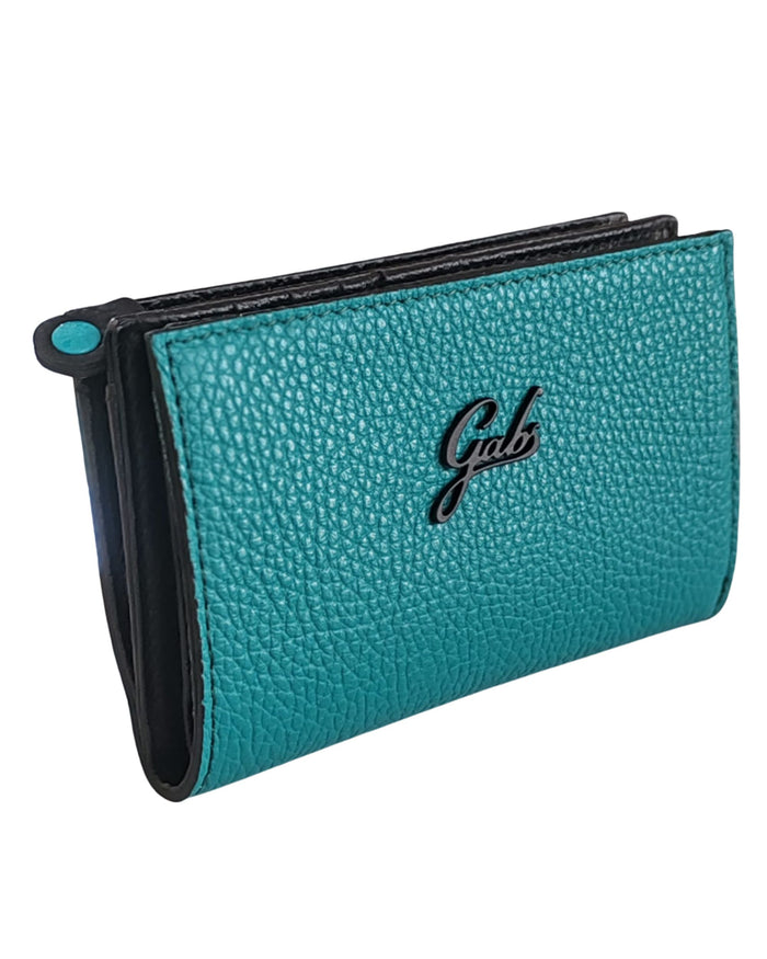 Gabs Zip Porta Monete Carte Banconote 14x10x2 Cm Verde Donna 2