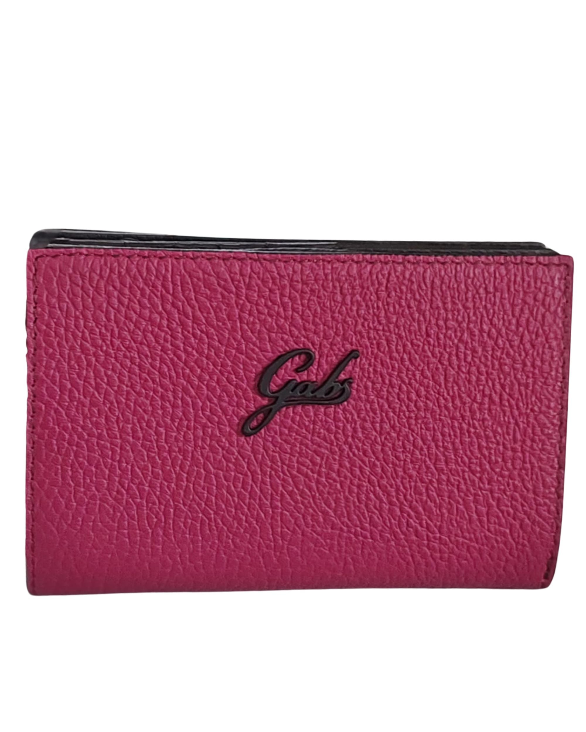 Gabs Zip Porta Monete Carte Banconote 14x10x2 Cm Rosso Donna