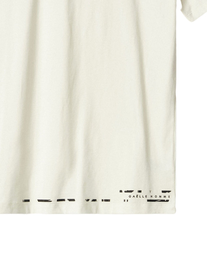 Gaelle Jersey Logo Bianco Uomo 3