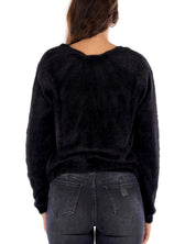 Gaelle Cardigan Set e canotta Cropped Nero Donna