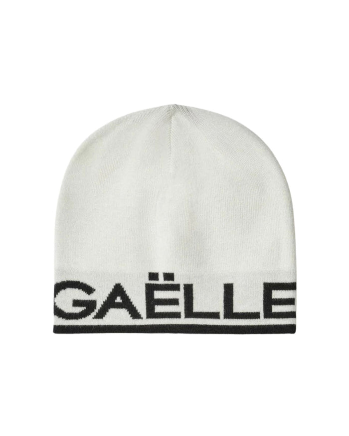 Gaelle Jacquard Logo Bianco Unisex 3