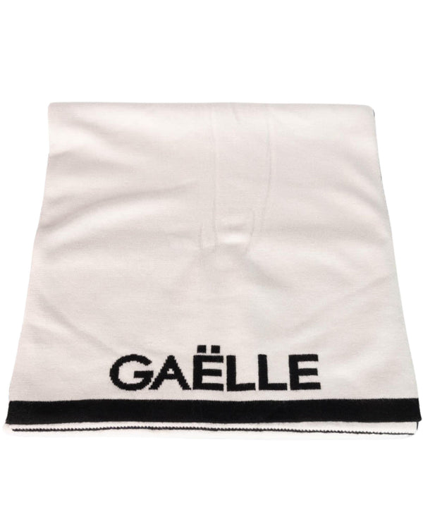 Gaelle Jacquard Con Logo Bianco Unisex