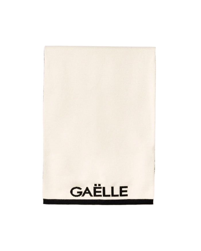 Gaelle Jacquard Con Logo Bianco Unisex 2