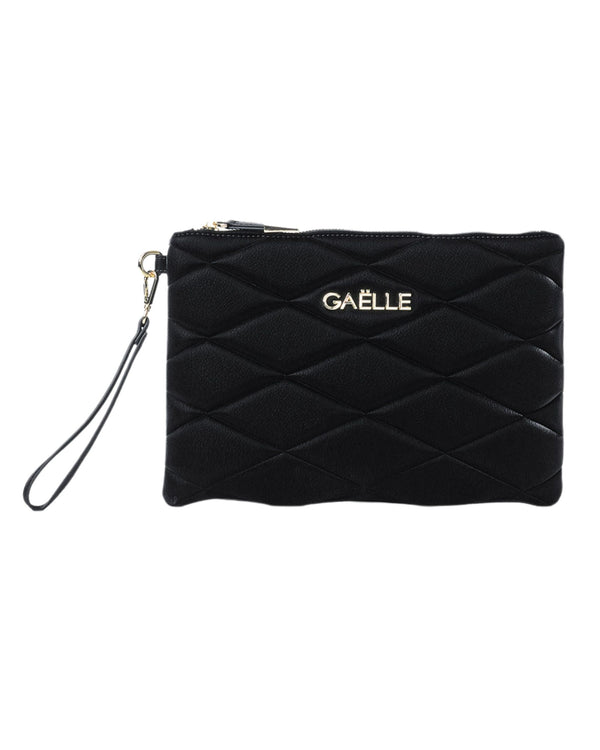 Gaelle Ecopelle Logo Puffer Nero Donna