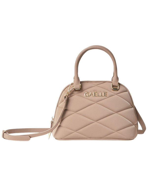 Gaelle Ecopelle Matelasse Puffer Oro Beige Donna