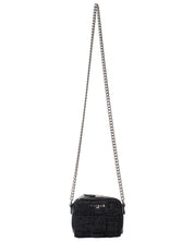 Gaelle Ecopelle Fasce Intrecciate Nero Donna